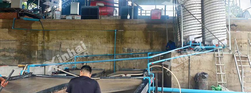 some shaking tables and spiral chutes at the antimony ore beneficiation plant.jpg some shaking tables and spiral chutes at the antimony ore beneficiation plant.jpg